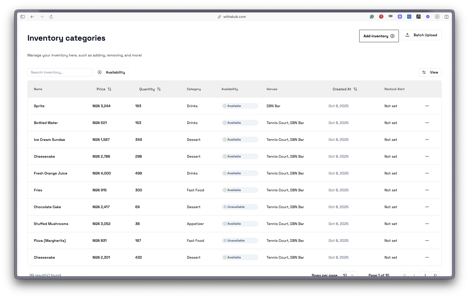 Inventory management